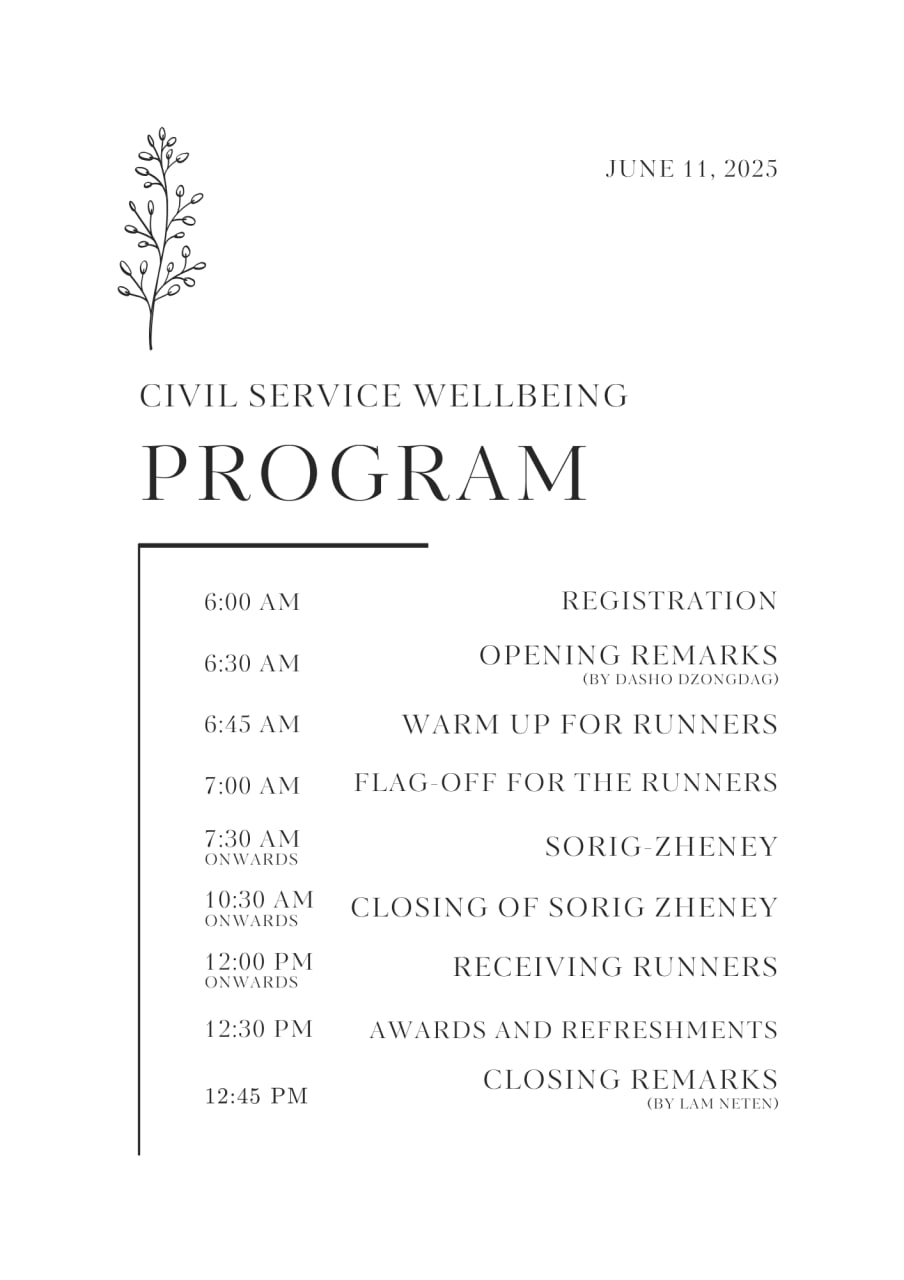 program list